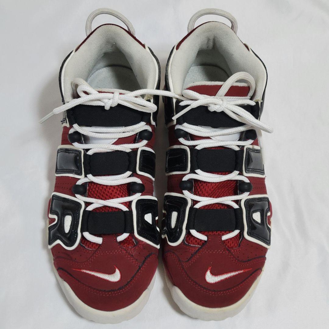 NIKE ナイキ エアモアアップテンポ96 バーシティレッド 26cm