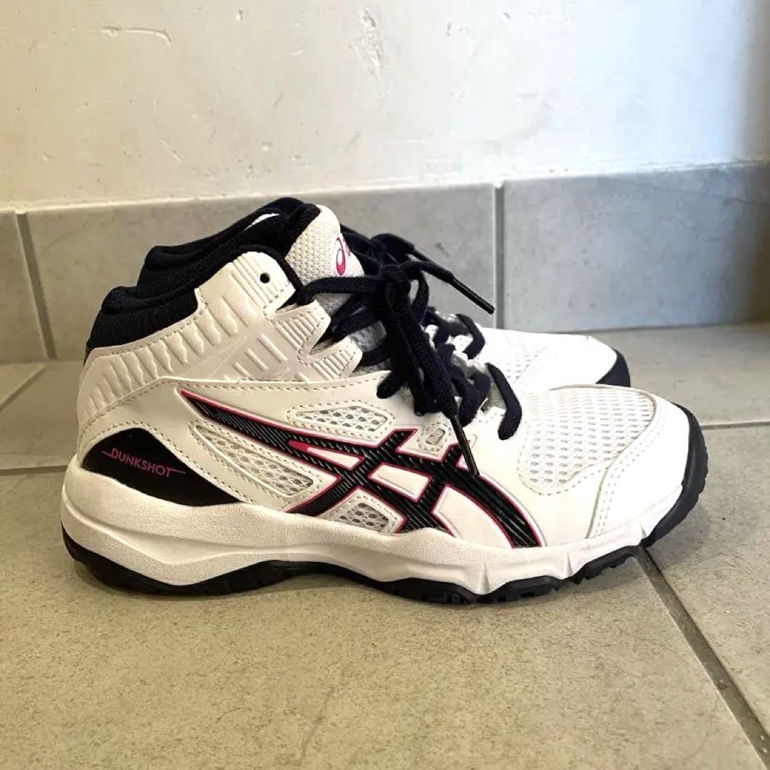 asics バスケットボールシューズ ホワイト - メルカリ