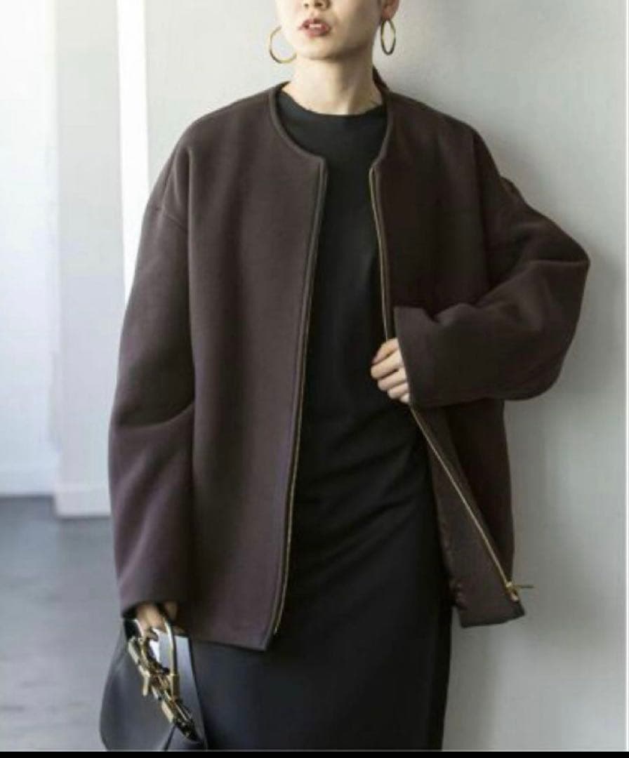 noble MTR レスジップショートコート グレー 36M Noble