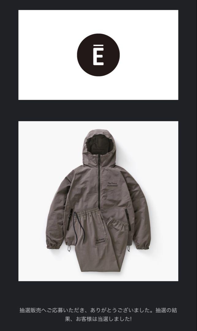 ジャケット・アウター ennoy PROFESSIONAL CPN JACKET SET UP L