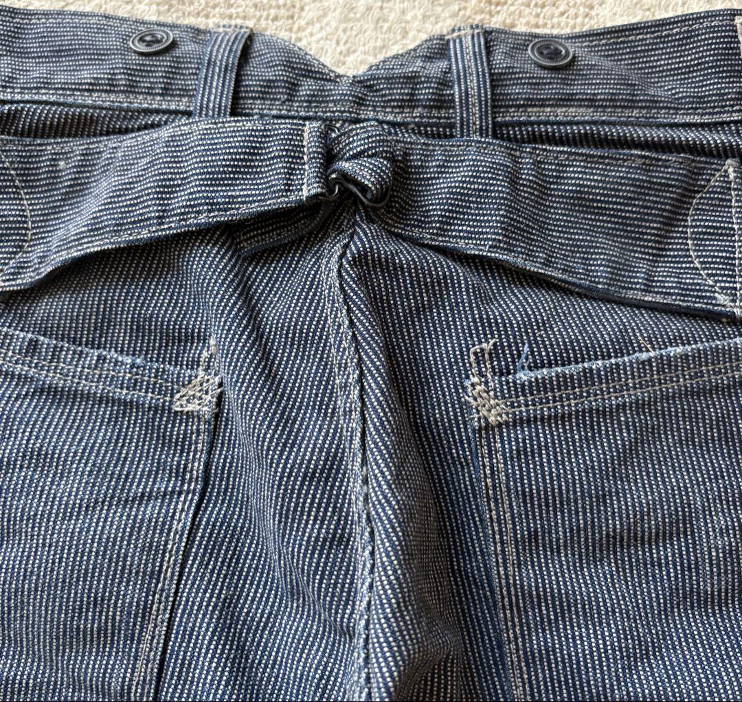 RRL Double RLシンチバック ストライプペインターパンツ USA