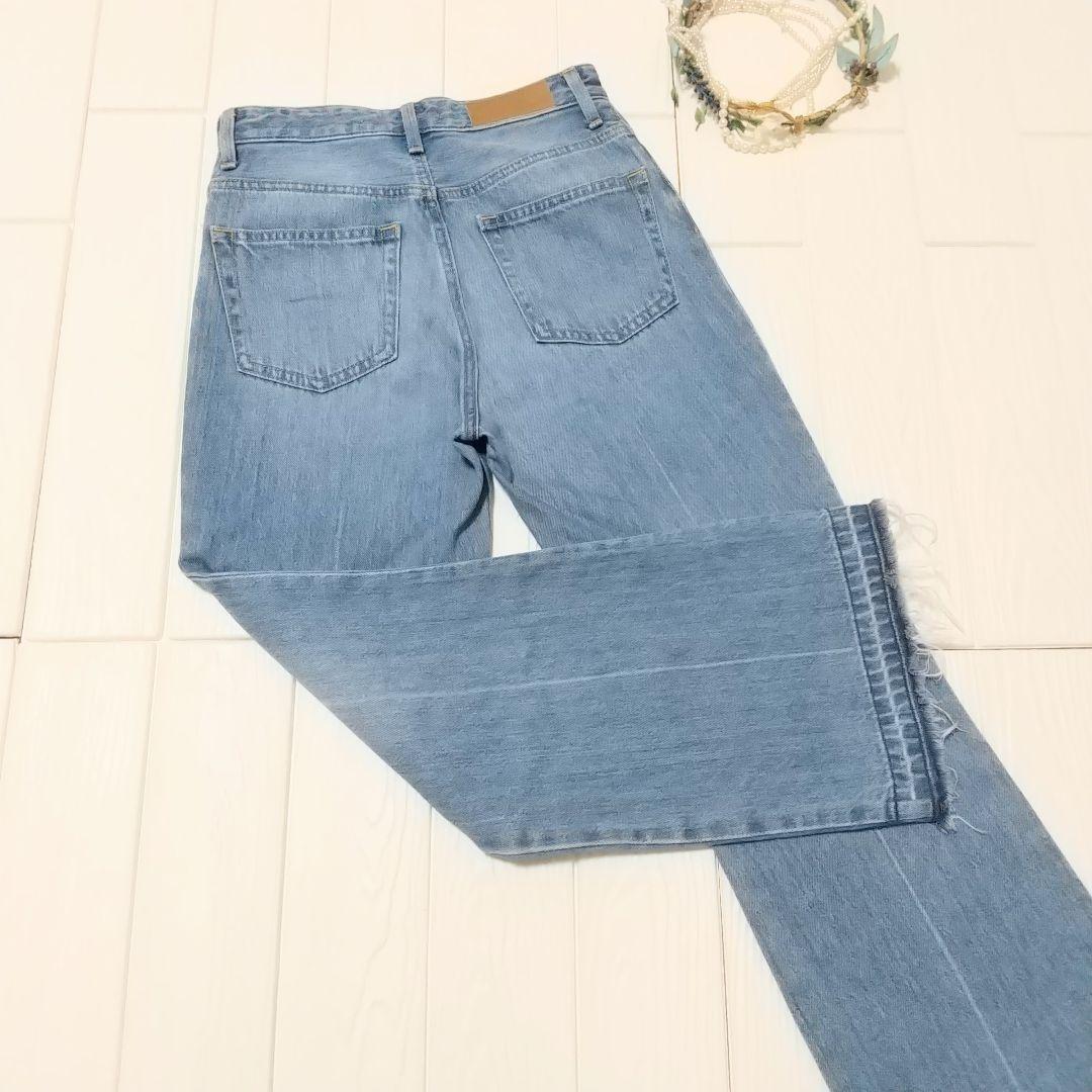 美品 Mila owen ミラオーウェン デニム ブーツカット ジーンズ 0