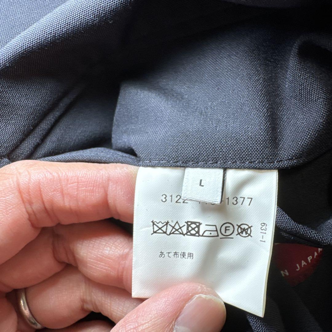 未使用　グリーンレーベル　ブレザー　ネイビー　金ボタン　L