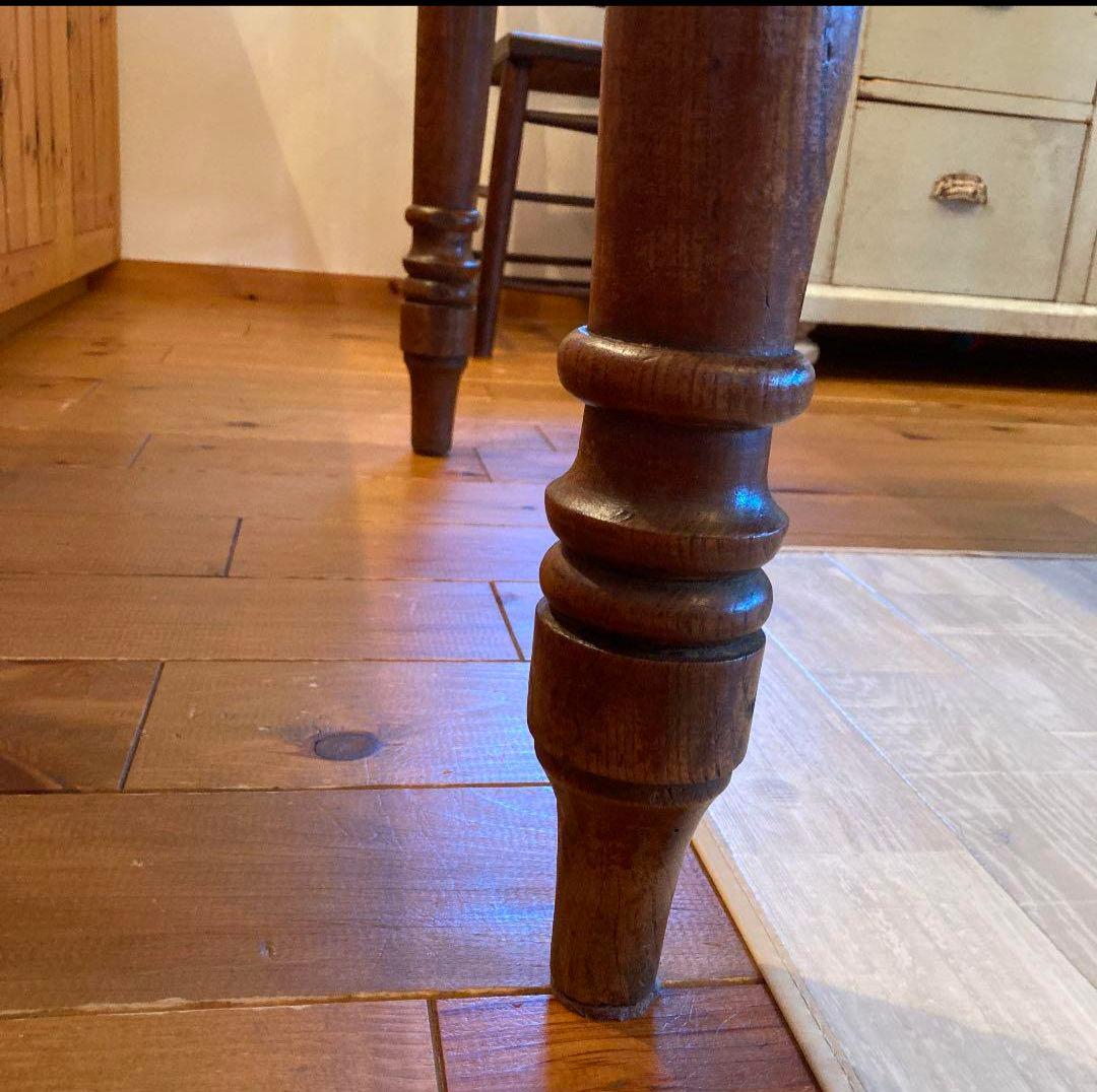 フランスアンティークダイニングテーブルやや傷や汚れあり MARWIL-DEMENAGEMENTS_CH