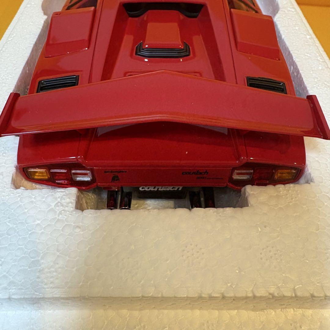 レア！京商 1/18 ランボ カウンタックLP5000QV 赤