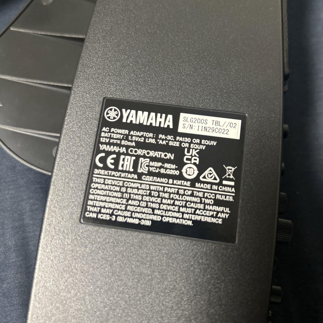 YAMAHA ヤマハ サイレントギター SLG200S TBL ブラック