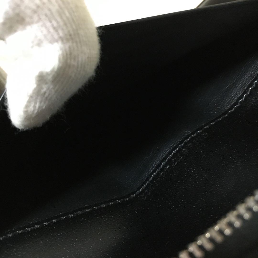 新品同様✨YSLサンローラン 長財布 カサンドラ シルバー金具 黒レザー 画像10