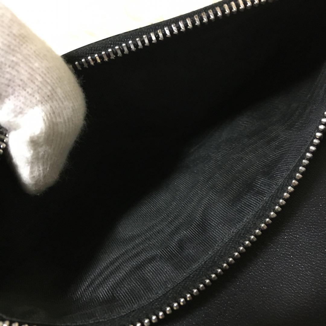 新品同様✨YSLサンローラン 長財布 カサンドラ シルバー金具 黒レザー 画像8