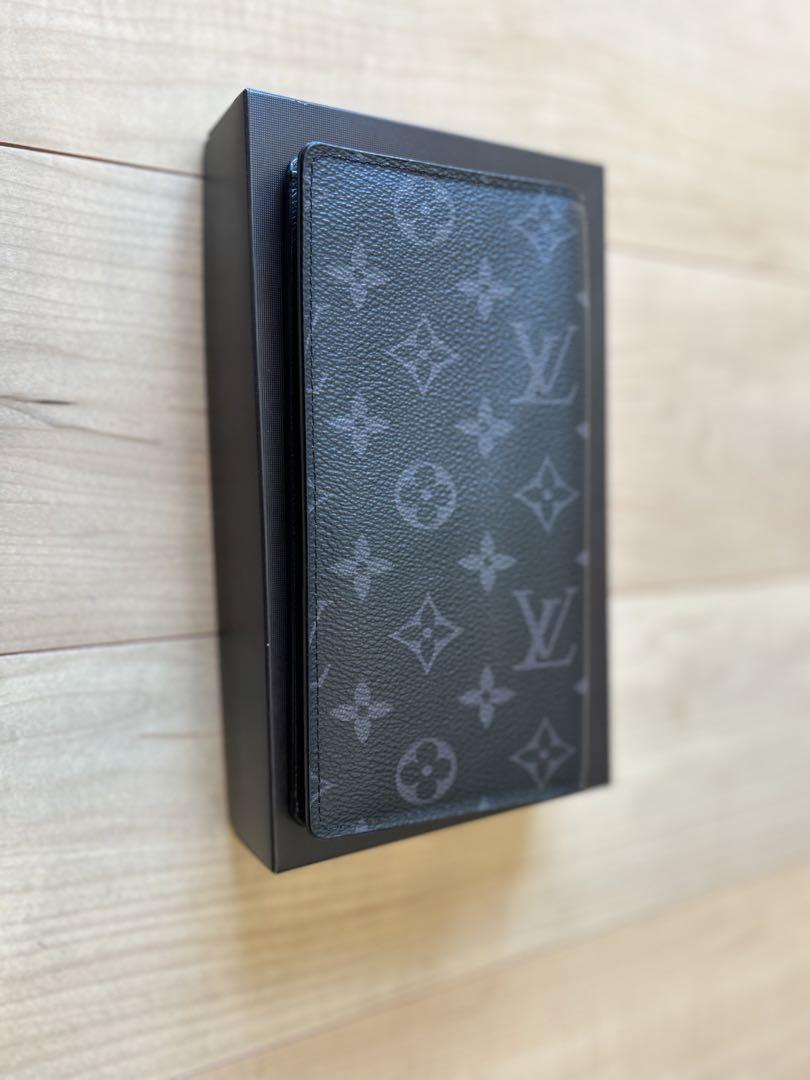 LOUIS VUITTON モノグラム 長財布 ダークグレー 専用ケース付き