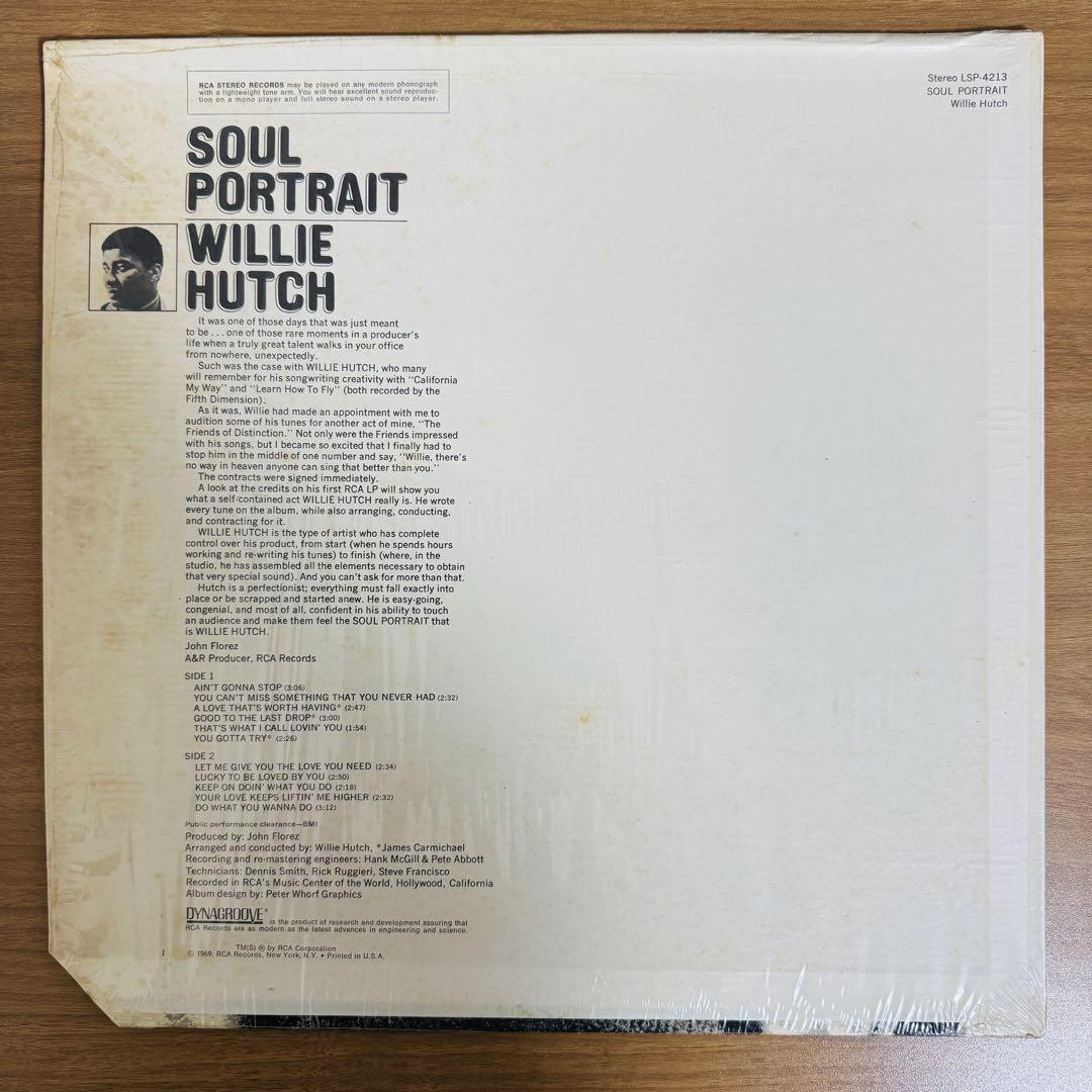 WILLIE HUTCH / SOUL PORTRAIT 　レコード