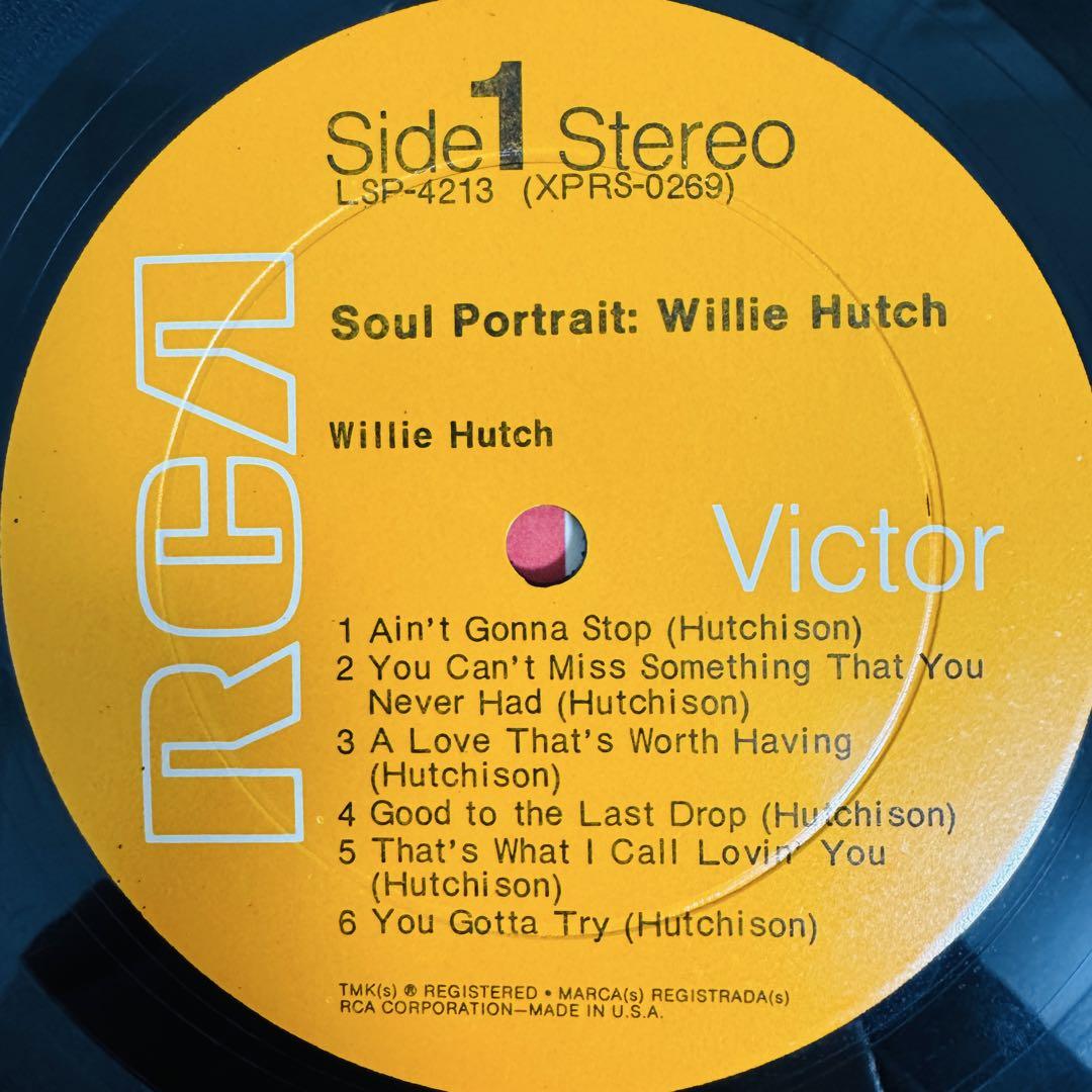 WILLIE HUTCH / SOUL PORTRAIT 　レコード