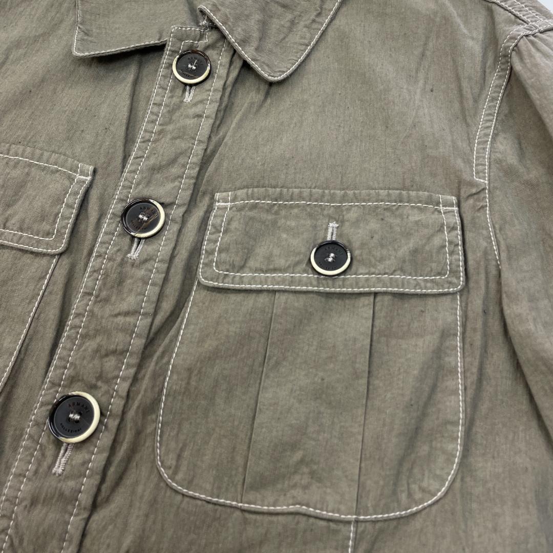 美品 ARMANI COLLEZIONI M-65 ミリタリー スプリングコート