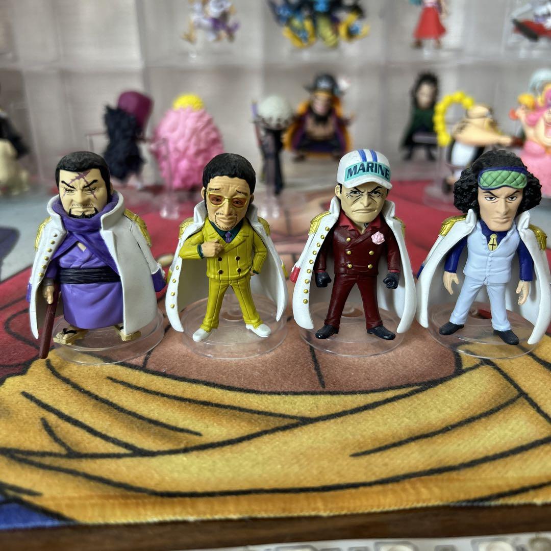 ONE PIECE 元帥赤犬 大将赤犬 青キジ 黄猿 藤虎 フィギュア5体セット ONE PIECE 元帥赤犬 大将赤犬 青キジ 黄猿 藤虎 フィギュア5体