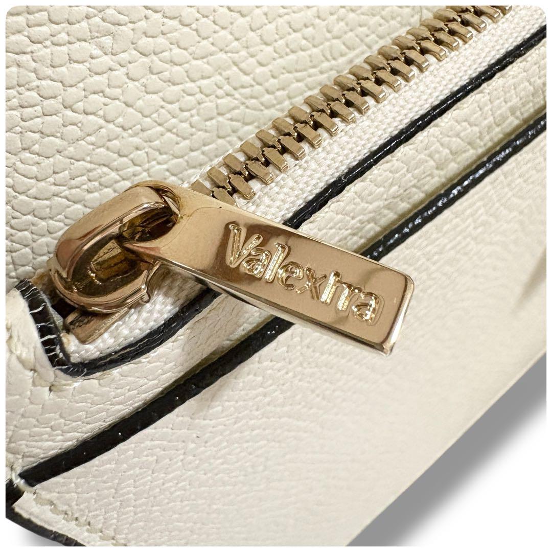 現行美品✨ Valextra ヴァレクストラ スリムウォレット 長財布 本革 白