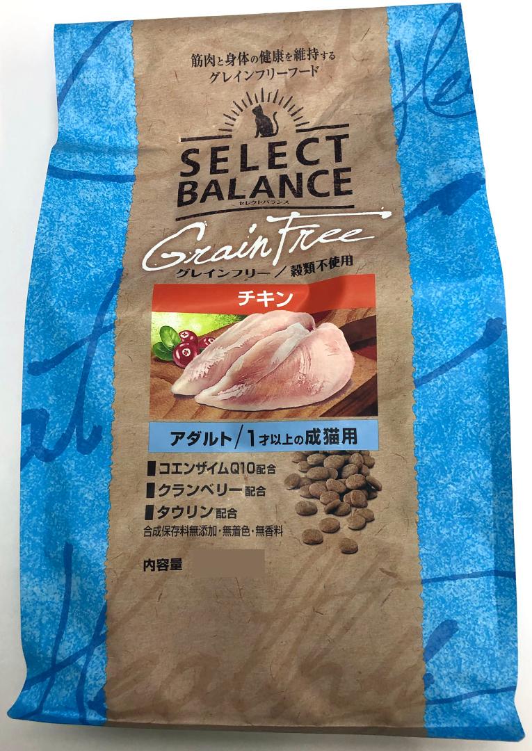 セレクトバランス　キャット　グレインフリー　アダルト　チキン　１０ｋｇ　ＧＦ　猫