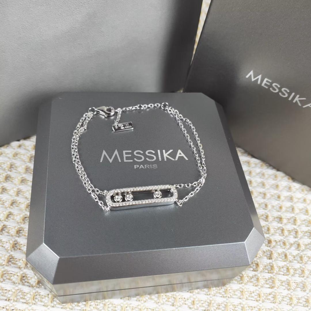 美品 メシカ MESSIKA ダイヤモンドブレスレット