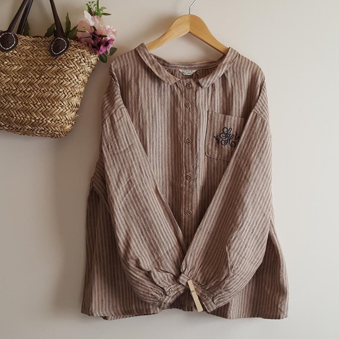 新品　SM2 Home's☆リネンSH刺繍セットアップ