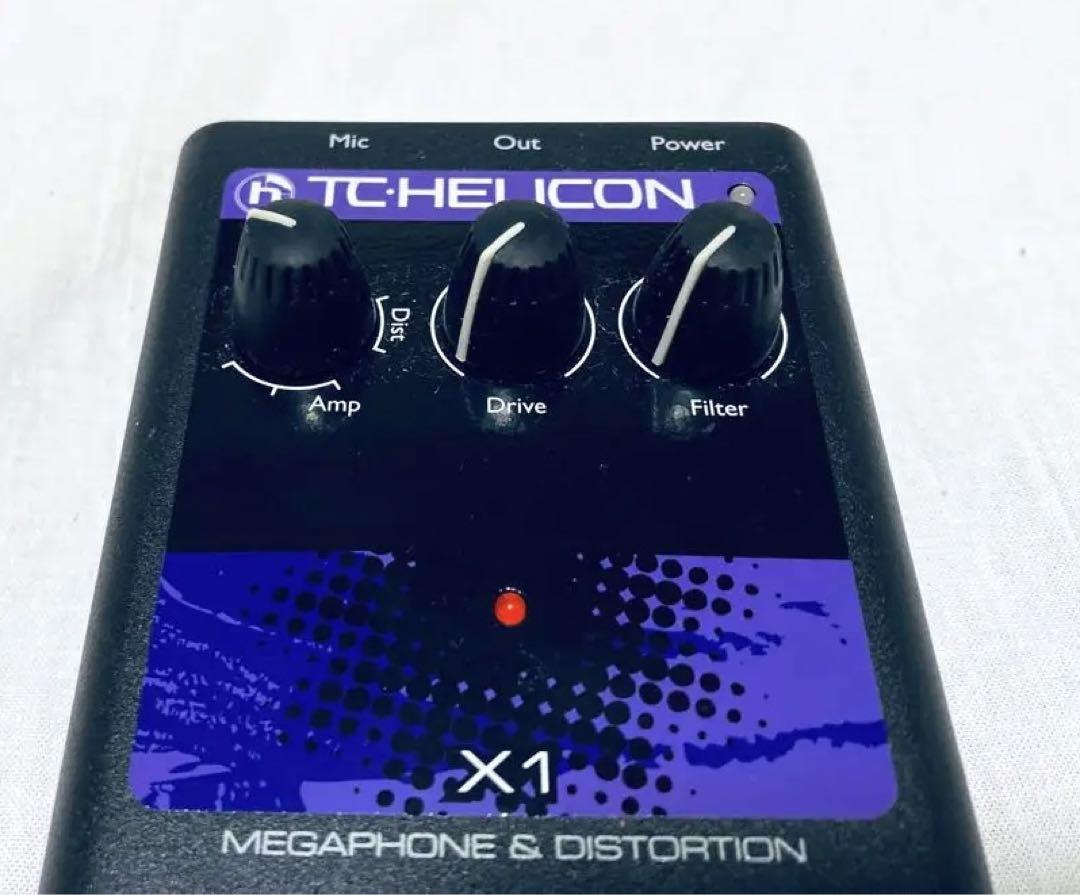 新品同等 TC HELICON X1 ボーカル エフェクター voicetone