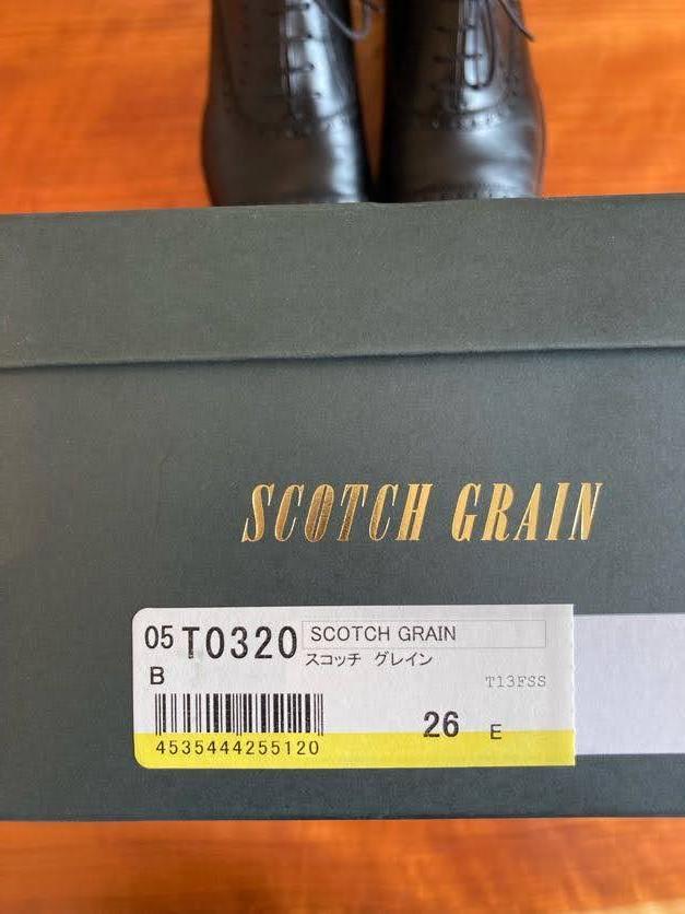 【定価49,500円】SCOTCH GRAIN T0320 ブラック 26E