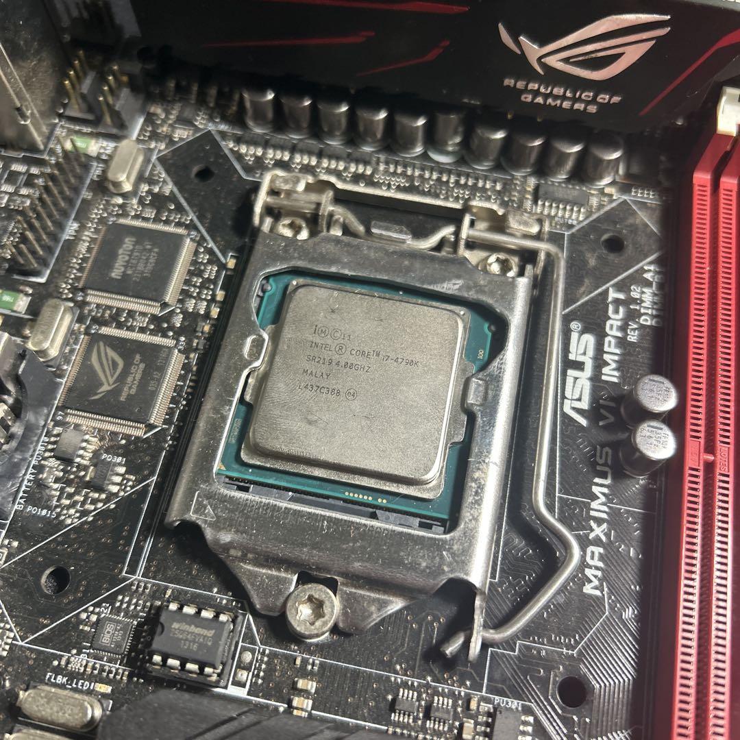 i7 4790k ASUS MAXIMUS VI IMPACT マザーボード