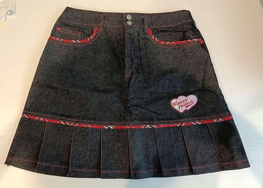 【新品】mezzo piano メゾピアノ デニムスカート