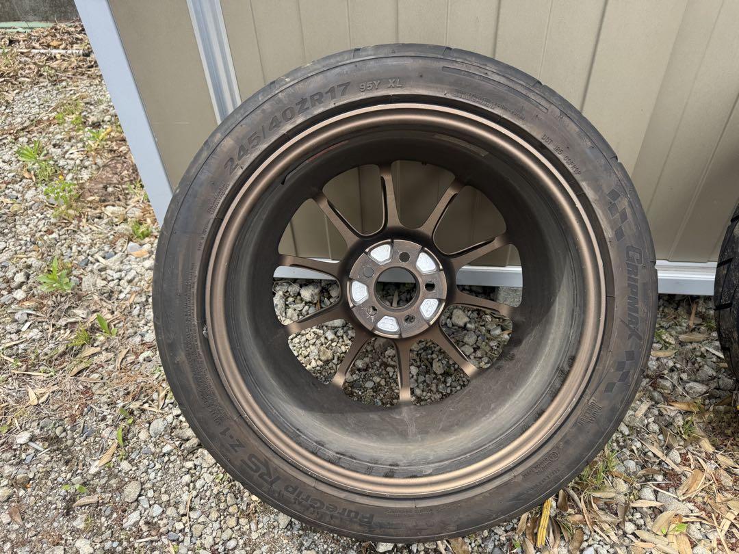 4本 RAYZ ZE40 100-5,8.5J-17 245/40R17