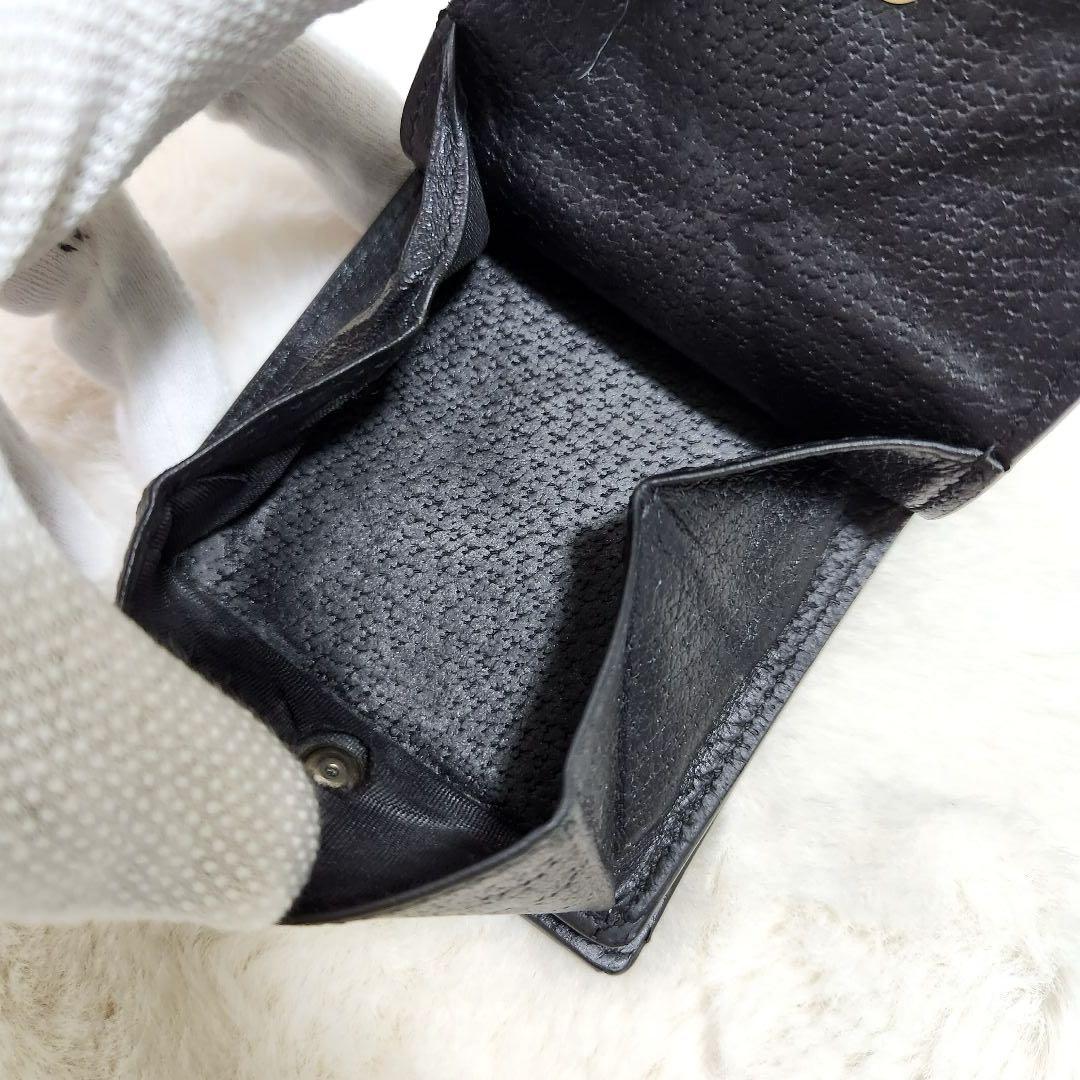 美品✨ GUCCI グッチ 二つ折り財布 GG ブラック 黒 マーモント