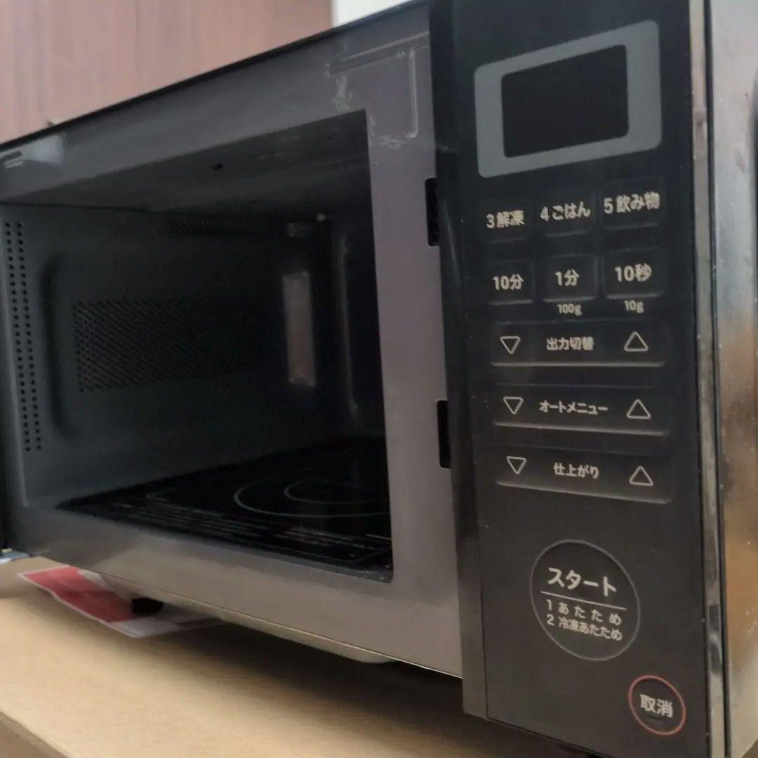 シロカ。（SX18D132）2021年製 ブラック単機能電子レンジ