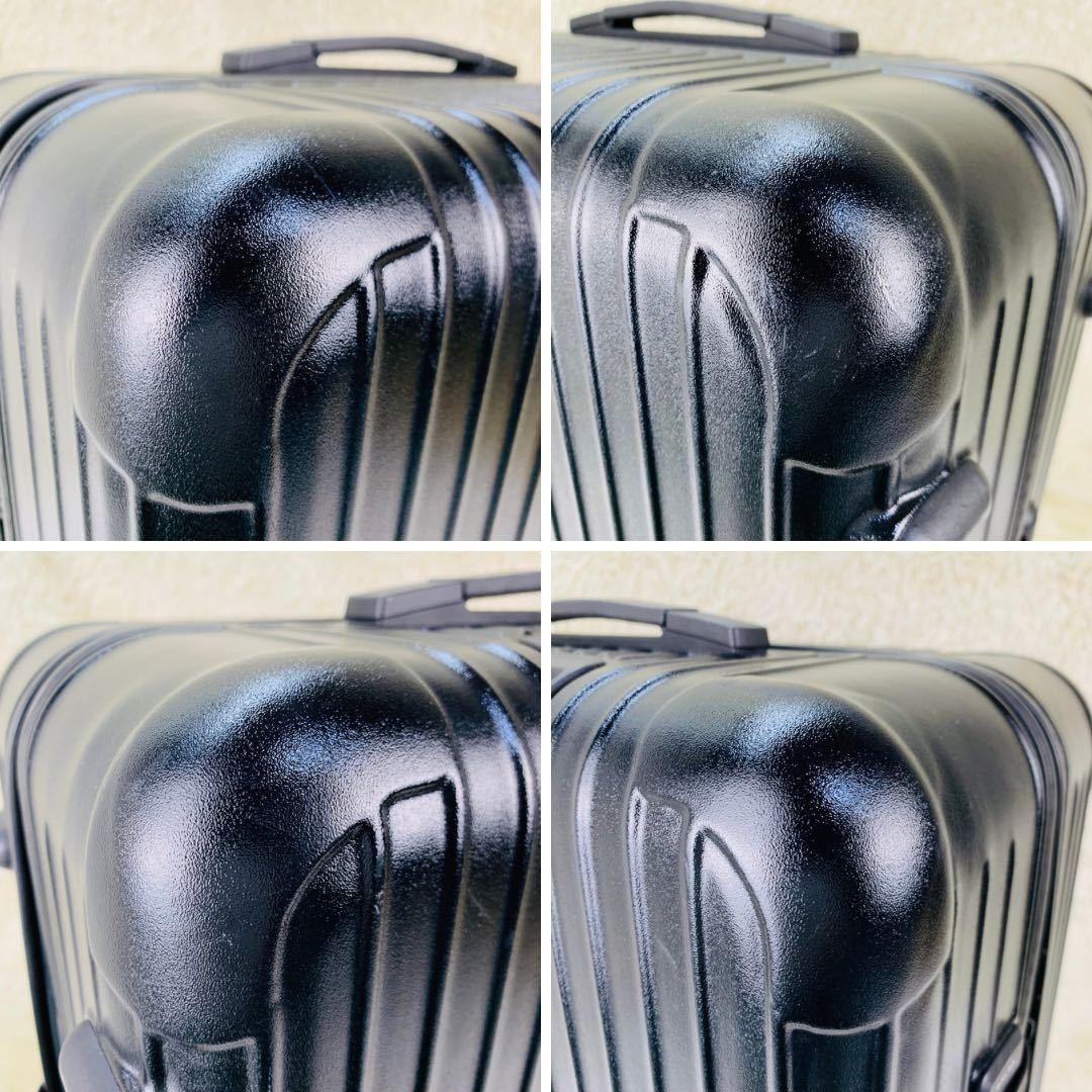 美品✨リモワ サルサ 82L 4輪 MW TSAロック マットブラック 大容量
