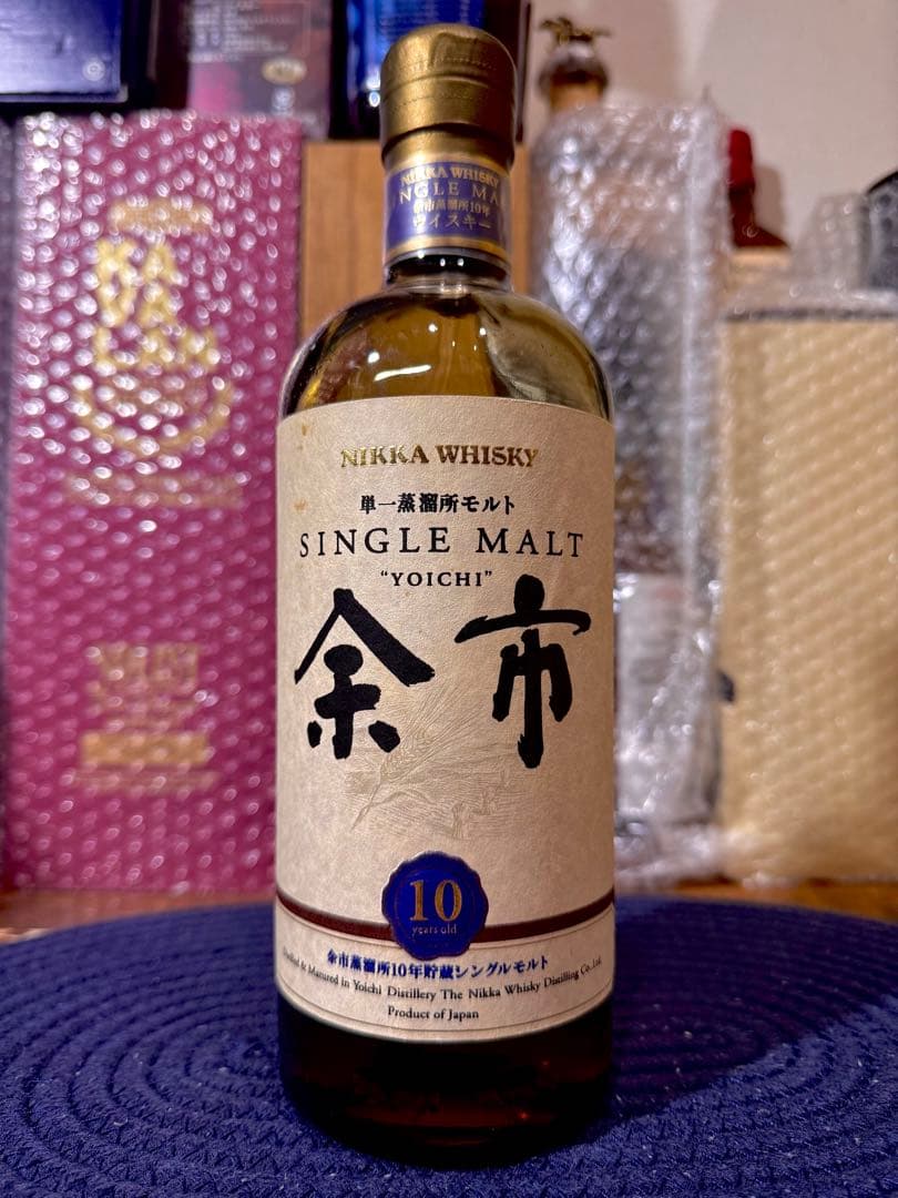 【旧ラベル】ニッカ ウイスキー シングルモルト 余市 10年