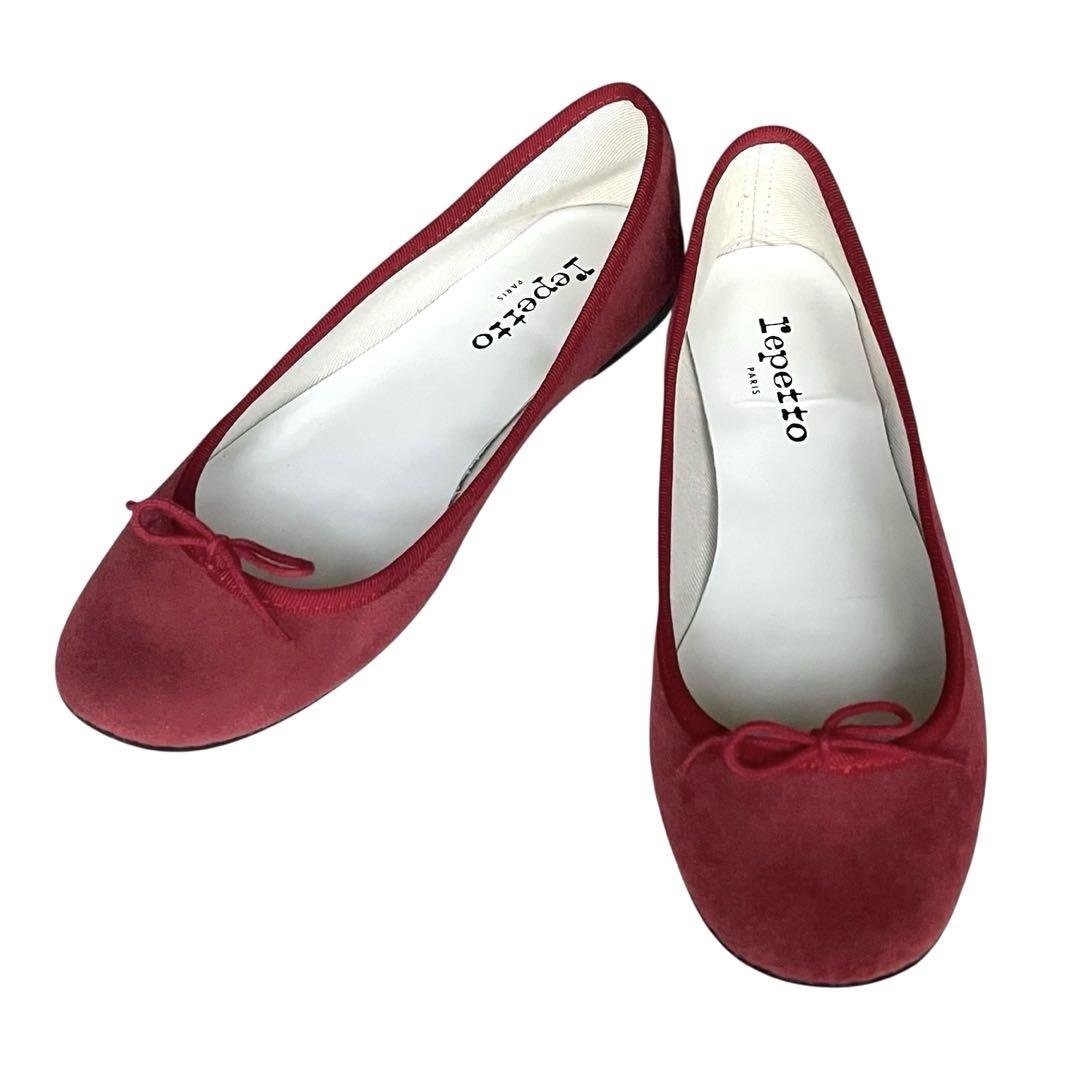 【ミンクさん専用】repetto 38 サンドリオン スエード バレエシューズ