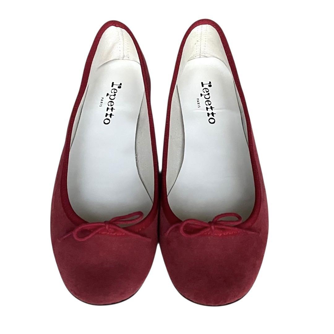 【ミンクさん専用】repetto 38 サンドリオン スエード バレエシューズ