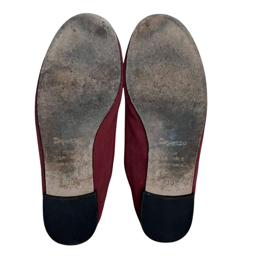 【ミンクさん専用】repetto 38 サンドリオン スエード バレエシューズ