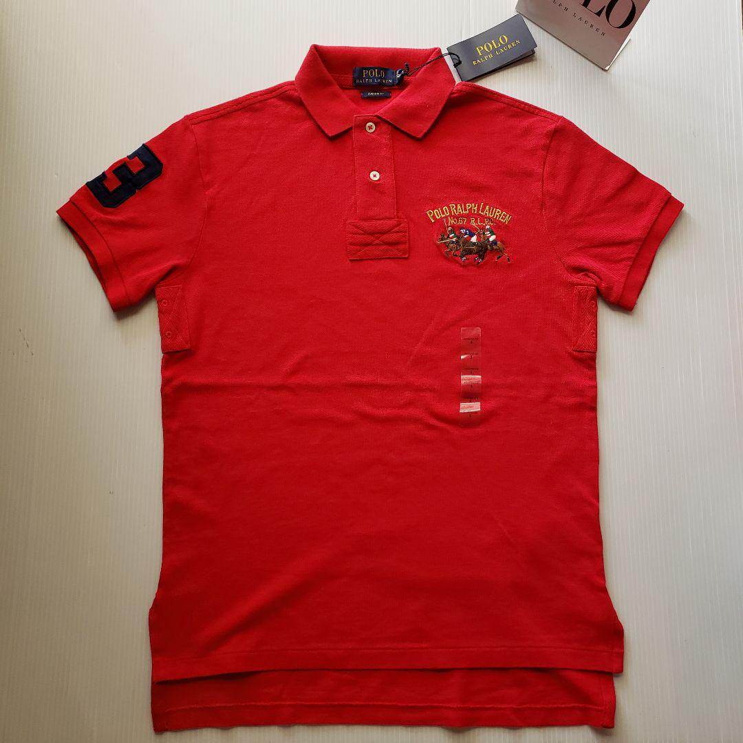 未使用❗POLO  トリプルPONY 3  ポロシャツ　S 日本サイズM相当