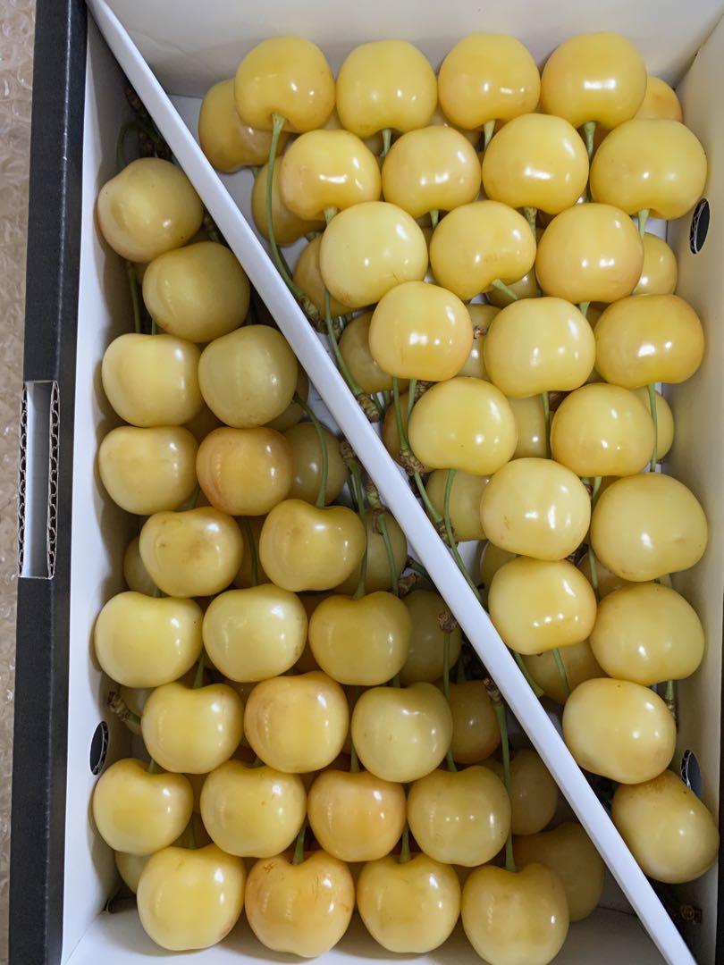 山形産黄色いさくらんぼ●「月山錦」1kパック詰め●秀品