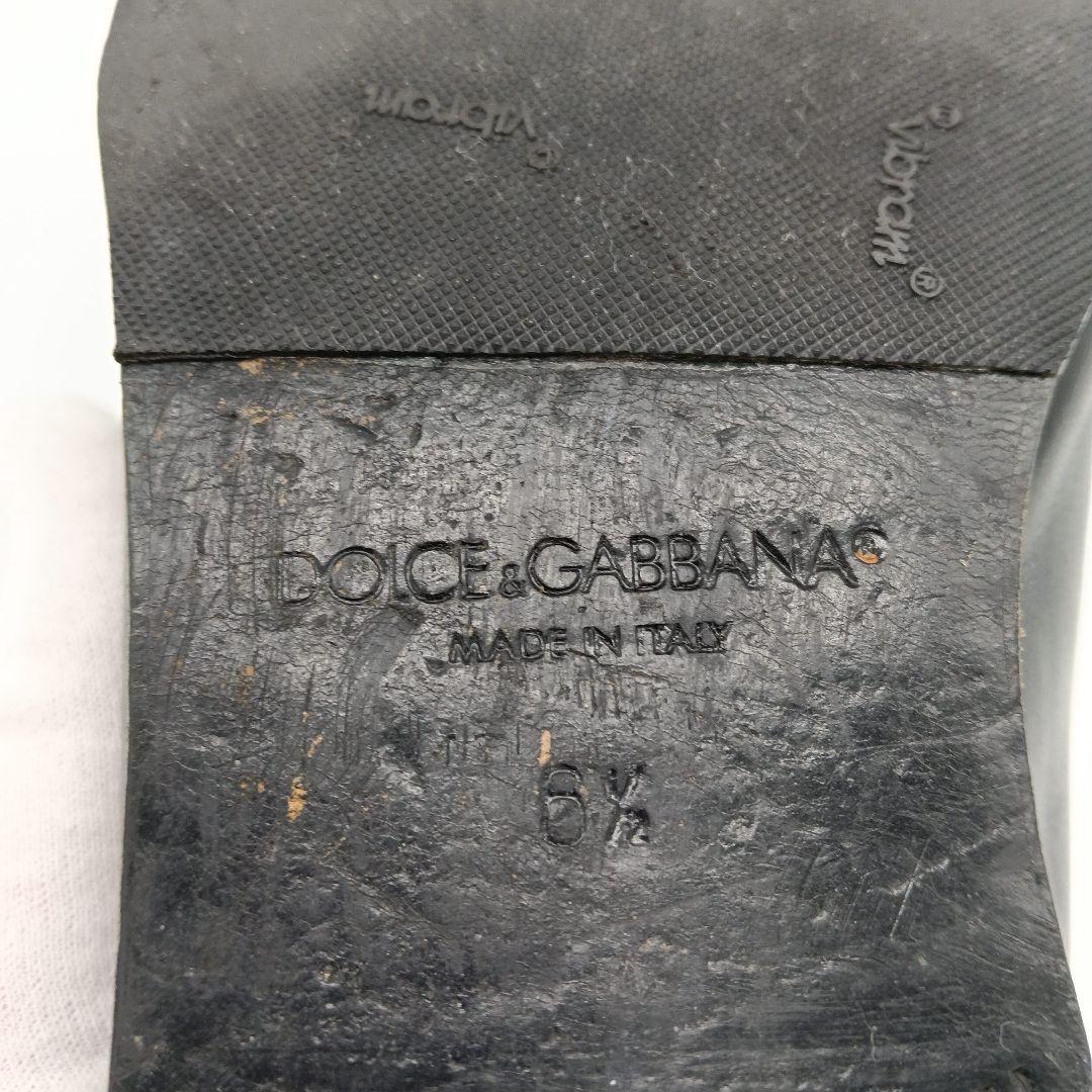 【靴紐新品】ドルチェアンドガッバーナ ドレスシューズ イタリア製 黒色 26.5 【靴紐新品】ドルチェアンドガッバーナ ドレスシューズ イタリア製 黒色 26.5