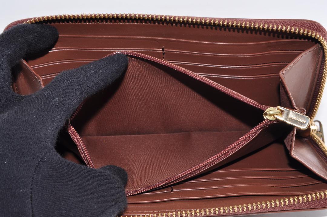 未使用 COACH コーチ シグネチャー 長財布 PVC レザー 革 ブラウン