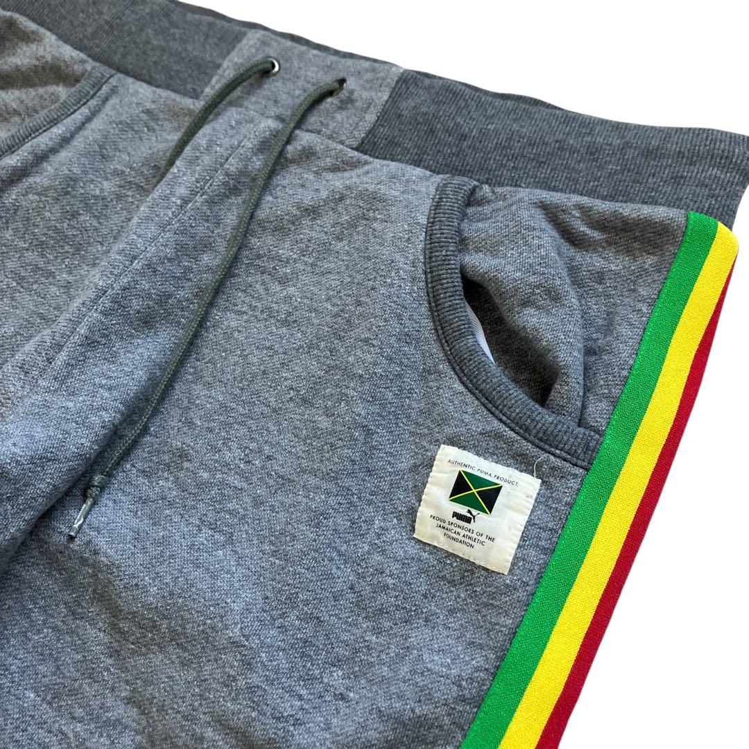 美品00s極太 PUMA Oサイズ ラスタカラー バギースウェットパンツ Y2K 美品00s極太 PUMA Oサイズ ラスタカラー バギースウェットパンツ Y2K