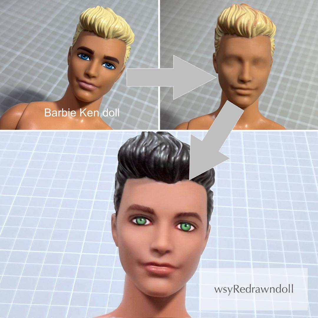 Redrawn dollリペイントカスタマイズ・ケンドール＊マテル社製ボディ付