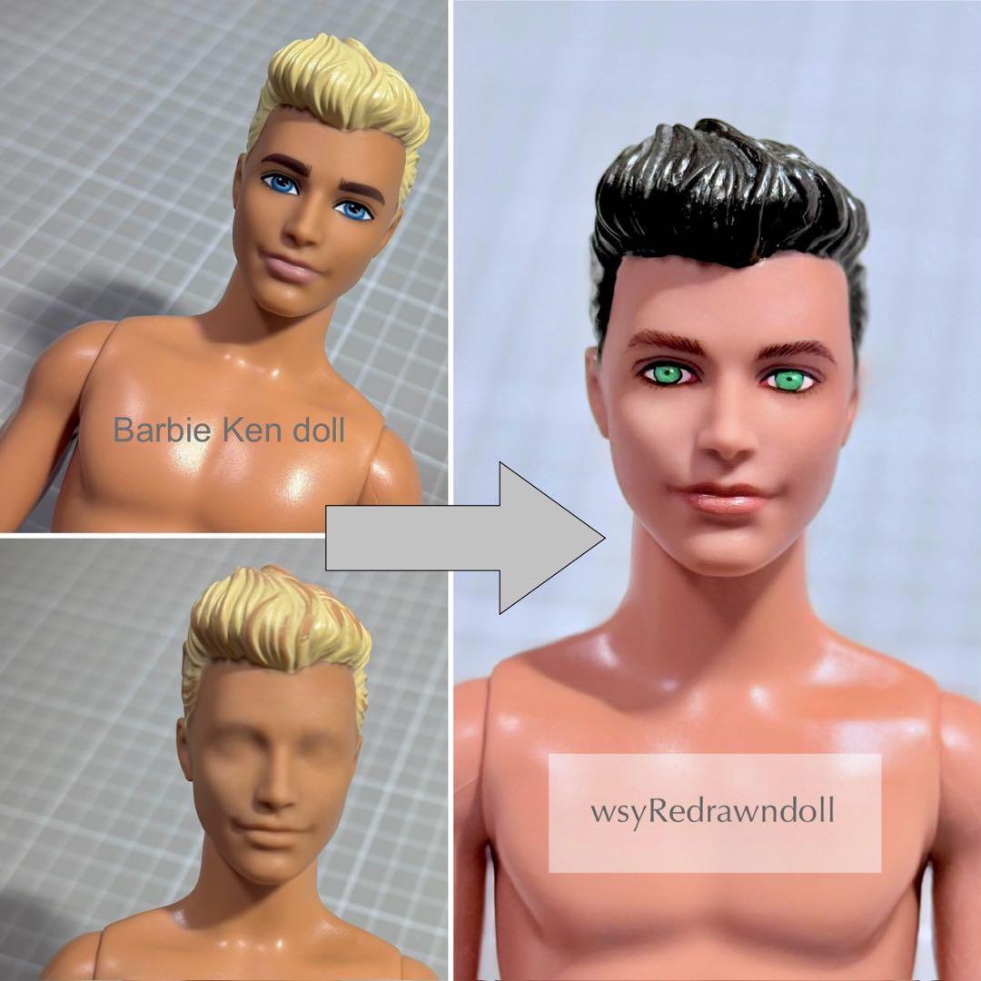 Redrawn dollリペイントカスタマイズ・ケンドール＊マテル社製ボディ付