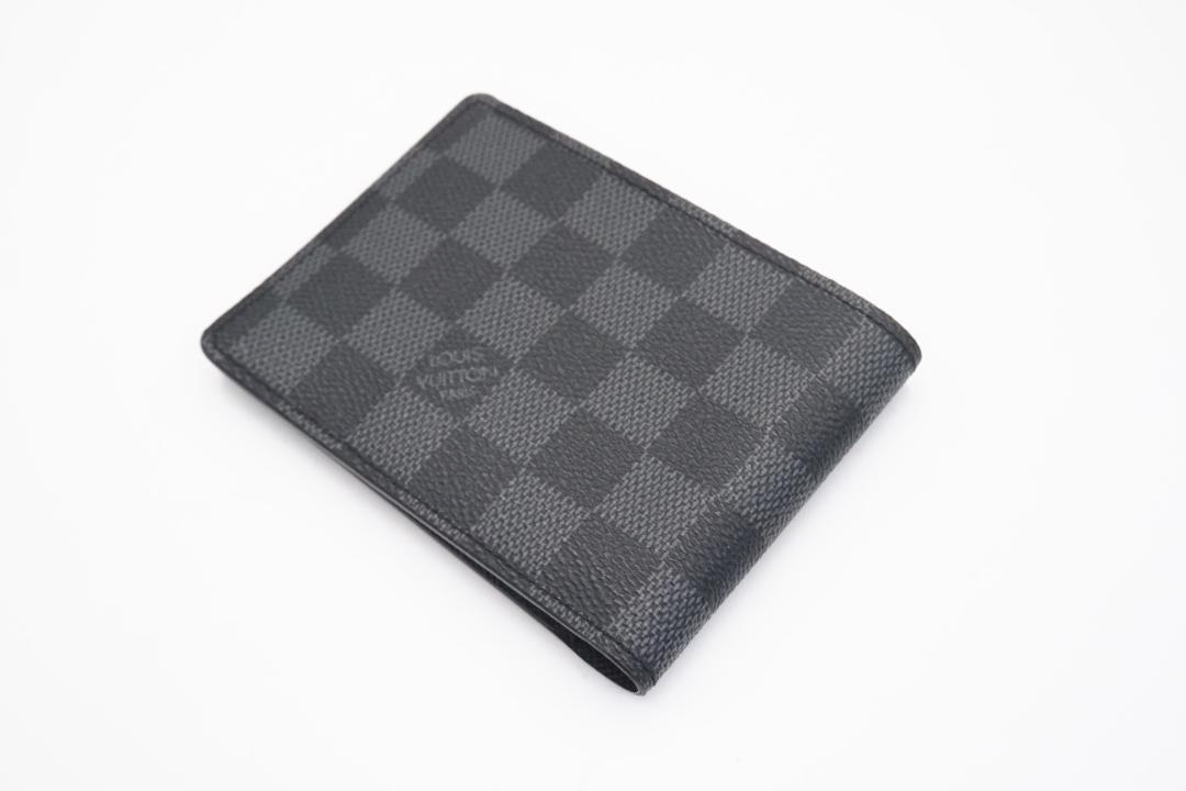 LOUIS VUITTON 二つ折り財布 グラフィット ミュルティプル AB 美 LOUIS VUITTON 二つ折り財布 グラフィット ミュルティプル AB 美
