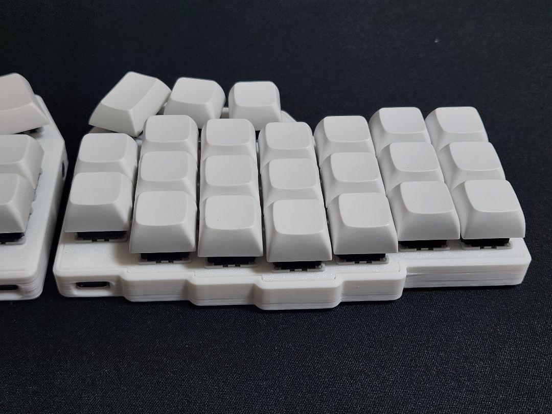 完成品 自作キーボード