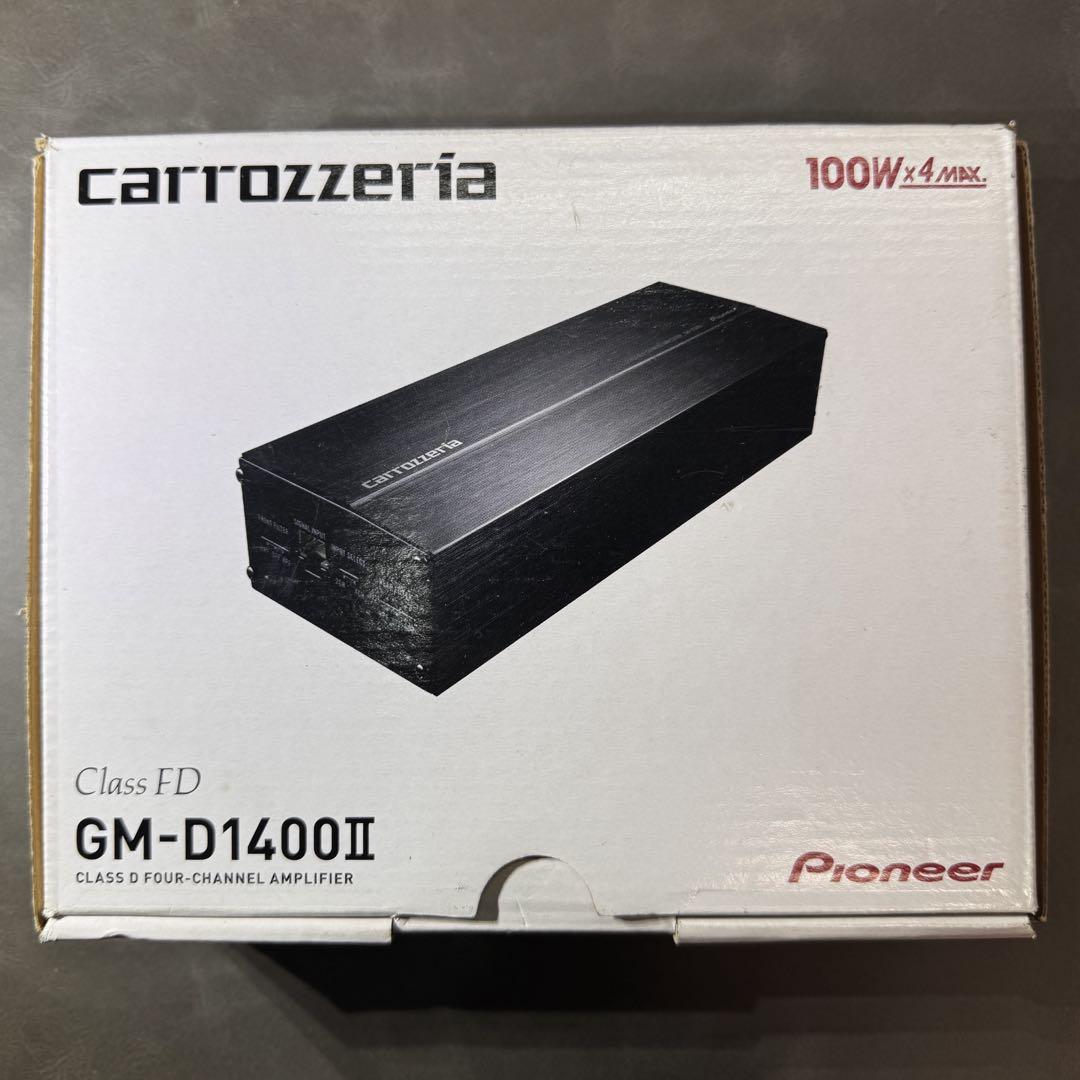 GM-D1400-2 100W×4 ブリッジャブルパワーアンプ カロッツェリア