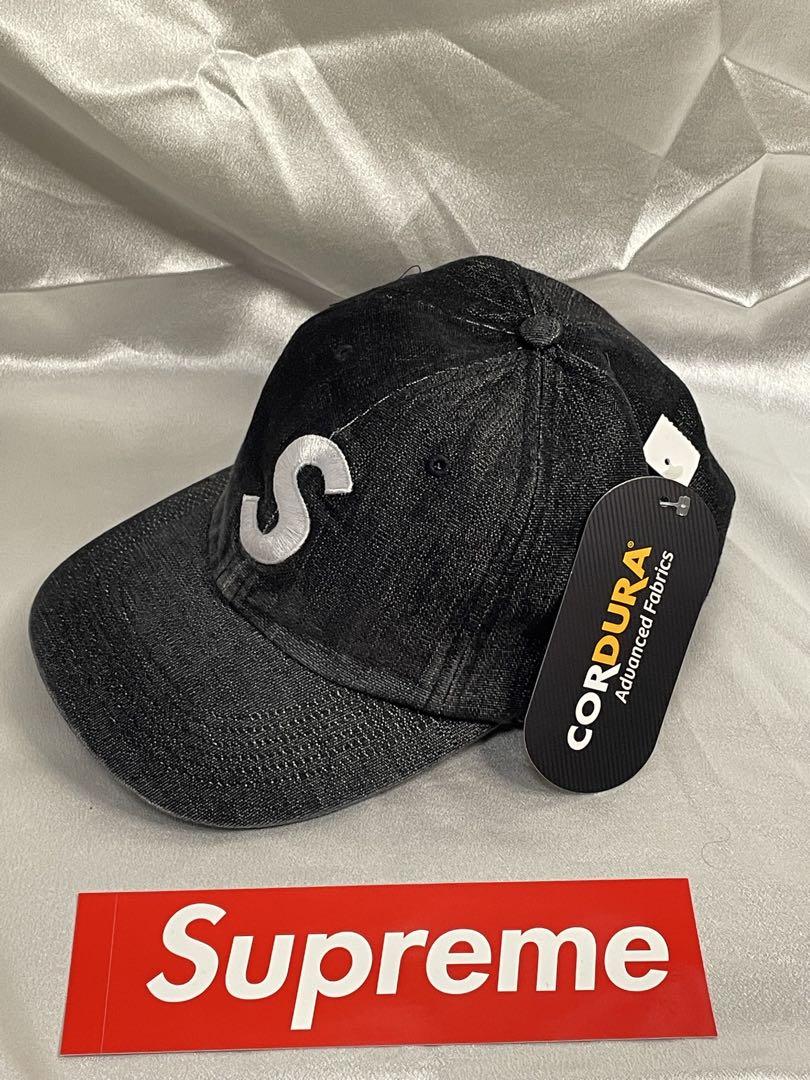 帽子 SUPREME CORDURA DENIM S LOGO 6-PANEL BLK