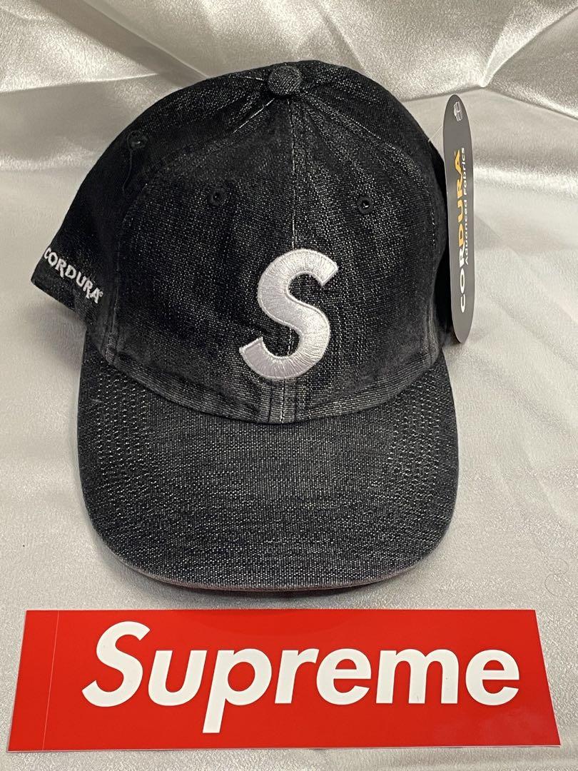 帽子 SUPREME CORDURA DENIM S LOGO 6-PANEL BLK
