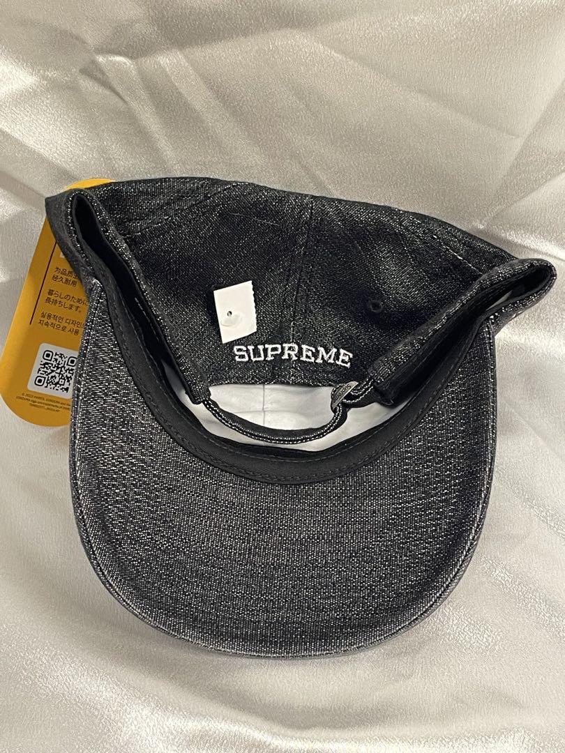 帽子 SUPREME CORDURA DENIM S LOGO 6-PANEL BLK