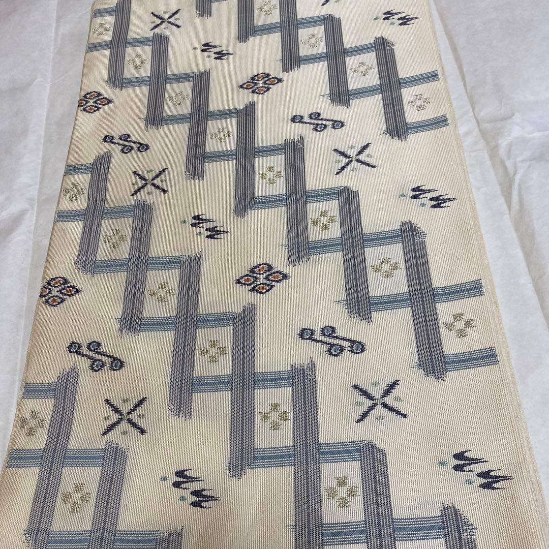 袋帯 綴れ織 有識紋目立った傷や汚れなし