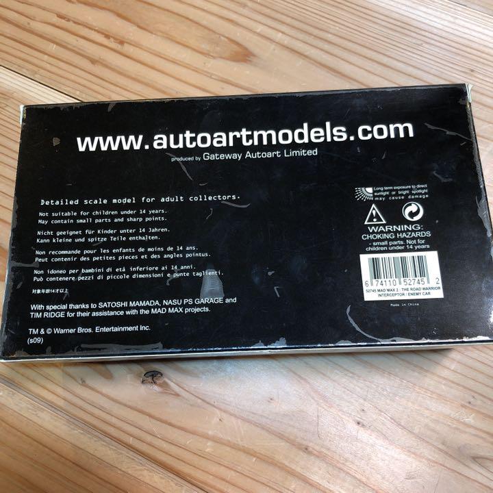 安い超歓迎 オートアート1 THE RORD WARRIOR展示品 Qdrxi-m42845670303 43 マッドマックス2 2022低価
