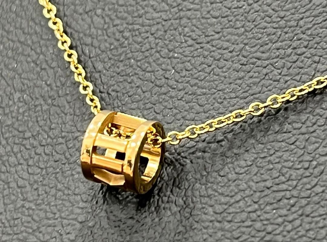 Tiffany アトラス　オープン　ネックレス　ミニ　18Ｋ　Au750 Tiffany Atlas ティファニー ネックレス アトラス オープン ミニ 18k