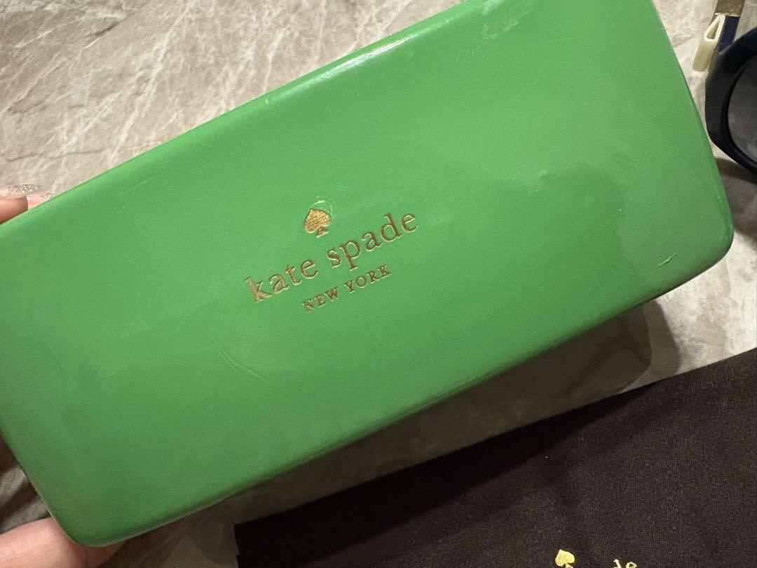 良品】kate spade ネイビー サングラス ケース付き - メルカリ